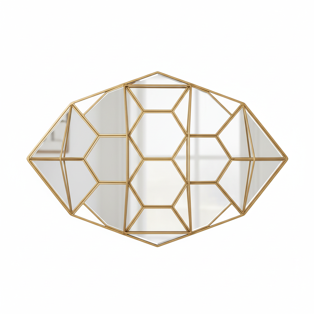 Geometric Wall Mirror